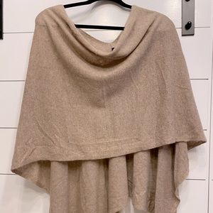NWT Cashmere Pullover Cape